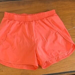 All in Motion Girls Active Shorts in Coral